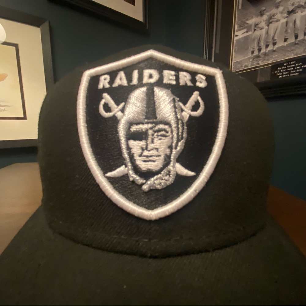 Black Raiders Logo Cap